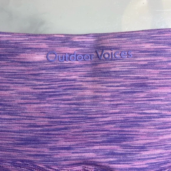 Outdoor voices OV free form flow shorts 7” xs hyacinth biker shorts pink purple - Picture 6 of 6